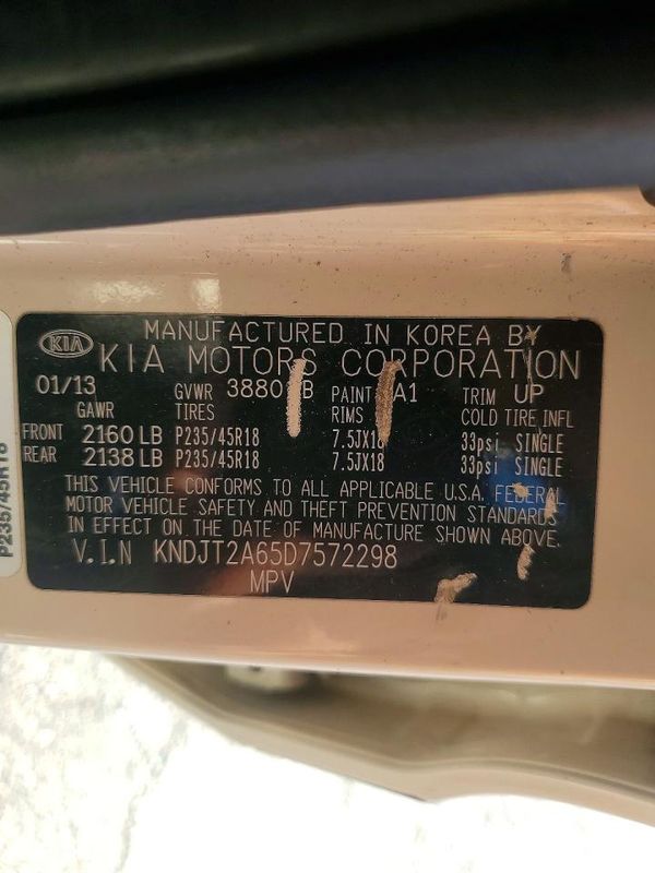2013 KIA SOUL All Trims