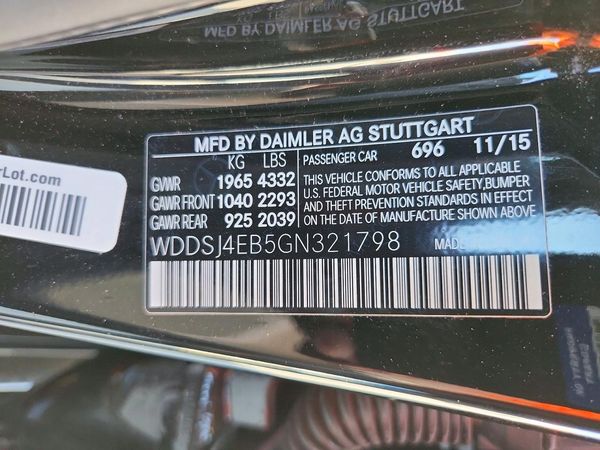 2016 MERCEDES-BENZ CLA
