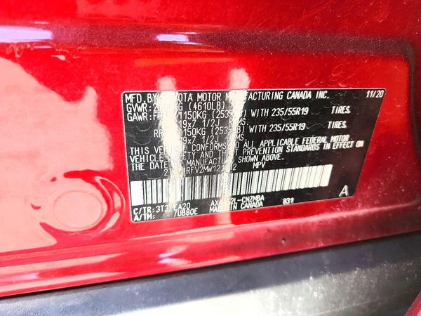 2021 TOYOTA RAV4 XLE Premium