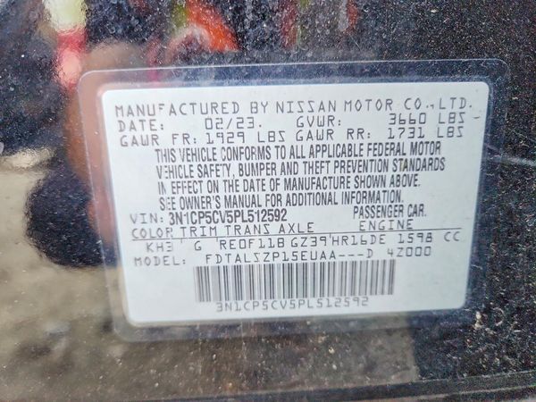 2023 NISSAN KICKS SV — VINS