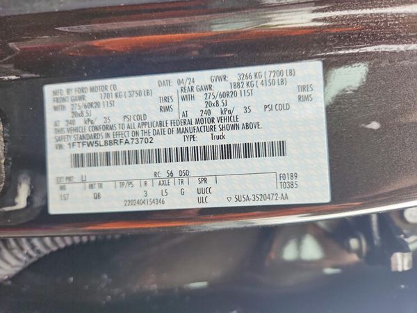 2024 FORD F150
