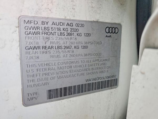 2020 AUDI Q3 quattro Premium