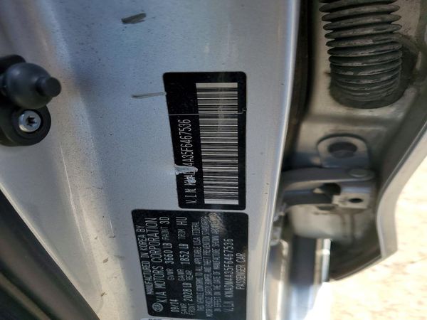 2015 KIA RIO GL - Middle-low