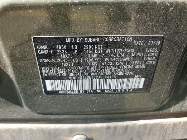 2018 SUBARU OUTBACK Touring+M/R+ES+NAV