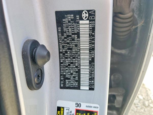 2019 TOYOTA COROLLA L/LE/SE/XLE/XSE