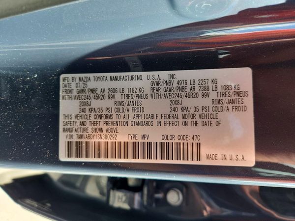 2025 MAZDA CX-50 Premium — VINS