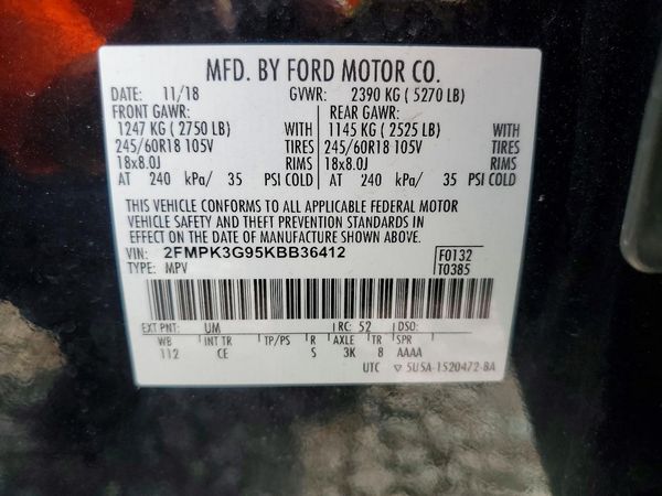 2019 FORD EDGE