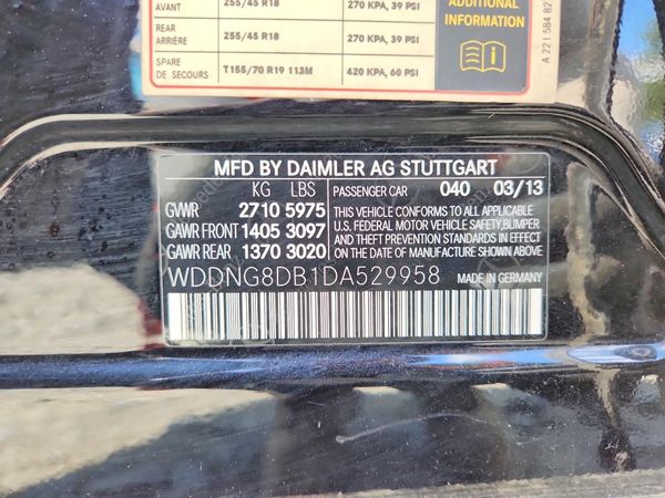 2013 MERCEDES-BENZ S S550 BLUETEC 4-MATIC