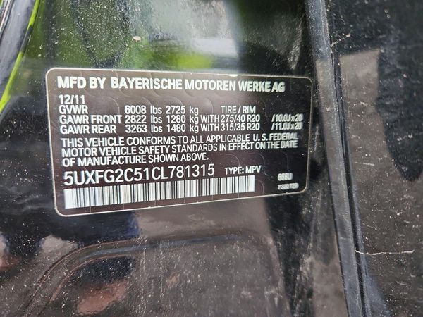 2012 BMW X6