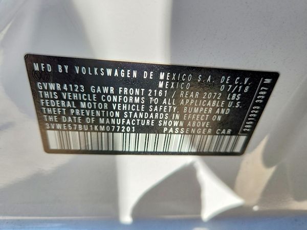 2019 VOLKSWAGEN JETTA