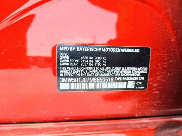 2021 BMW 330I