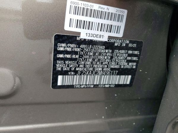 2021 SUBARU FORESTER Premium