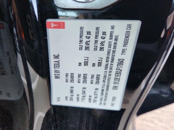 2018 TESLA MODEL 3