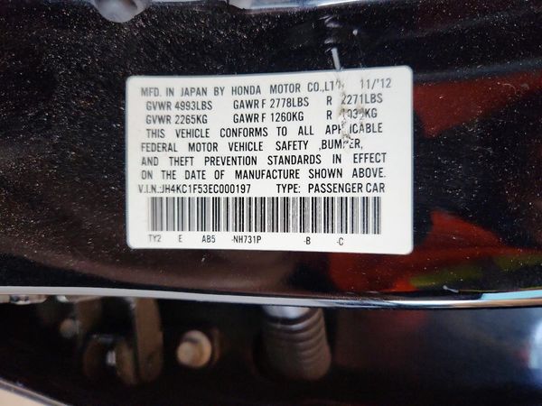 2014 ACURA RLX Tech