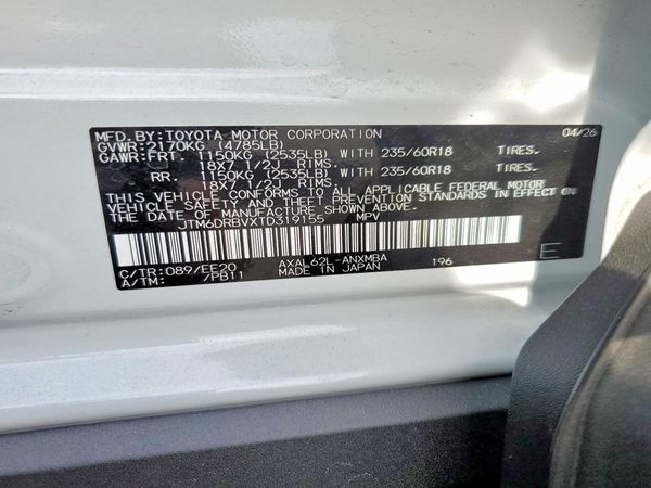 2026 TOYOTA RAV4