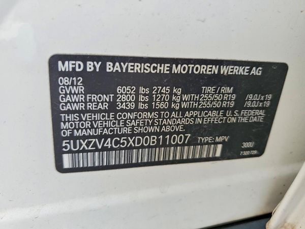 2013 BMW X5 xDrive35i