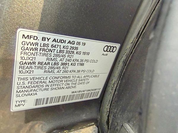 2019 AUDI Q8