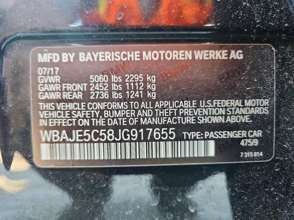2018 BMW 540