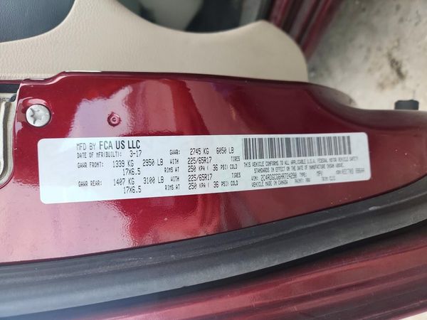 2017 DODGE GRAND CARAVAN