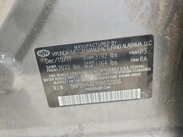 2012 HYUNDAI ELANTRA GLS(Middle grade)
