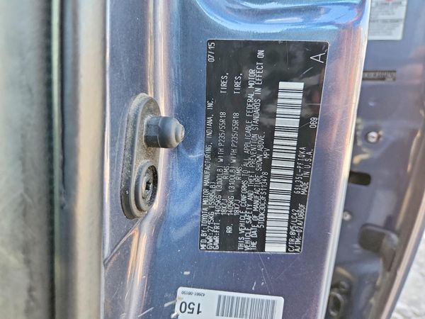 2015 TOYOTA SIENNA
