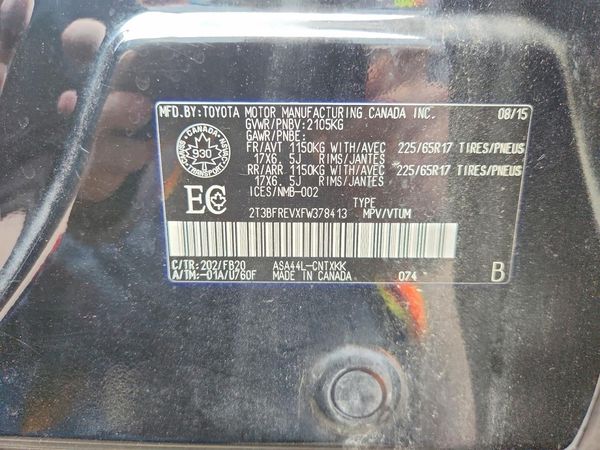 2015 TOYOTA RAV4 LE (X Grade)