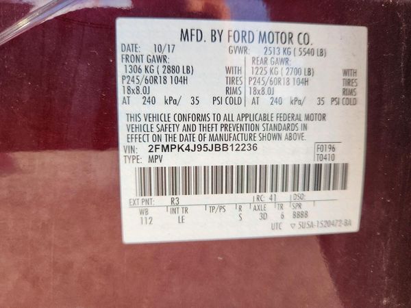 2018 FORD EDGE SEL