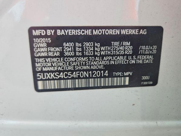 2015 BMW X5 xDrive35d