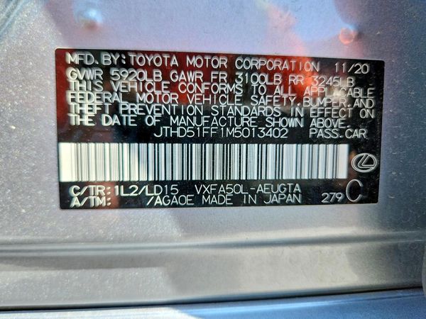2021 LEXUS LS 500