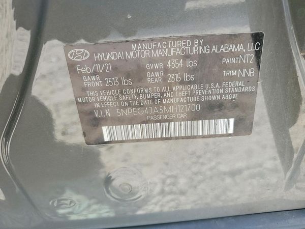 2021 HYUNDAI SONATA