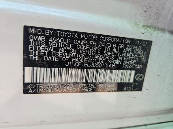 2013 LEXUS GS 350