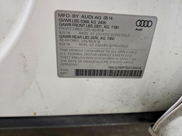 2014 AUDI Q5
