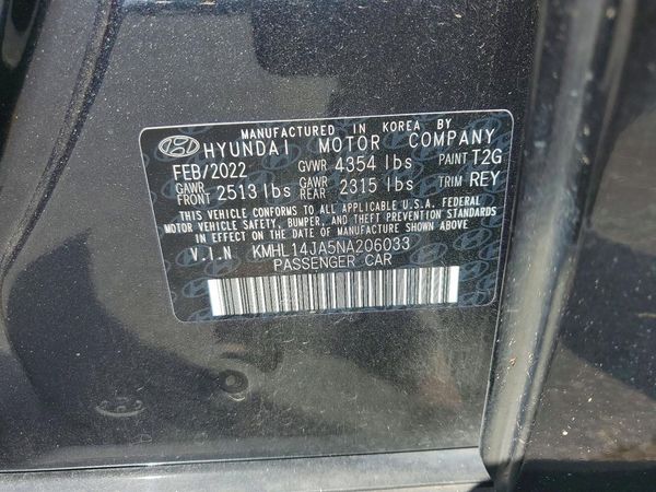 2022 HYUNDAI SONATA