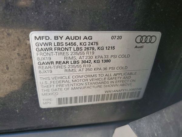 2020 AUDI Q5