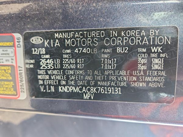 2019 KIA SPORTAGE LX