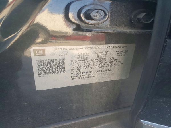 2018 CADILLAC XTS