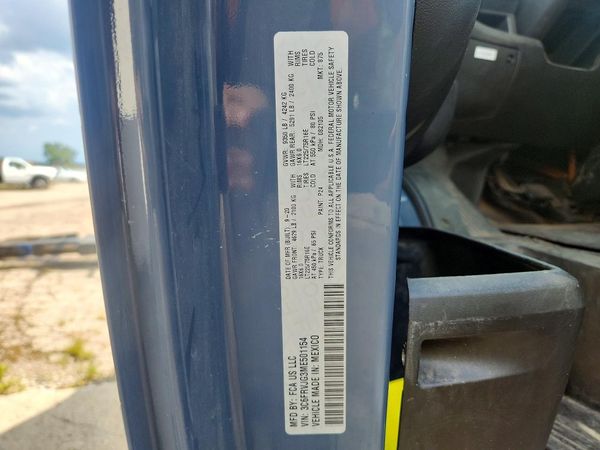 2021 RAM PROMASTER 3500 — VINS