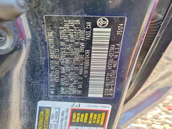 2013 TOYOTA CAMRY