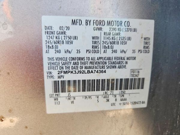 2020 FORD EDGE