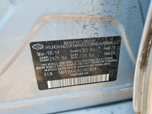 2014 HYUNDAI SONATA GLS/ GLS Popular