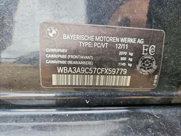 2012 BMW 335 — VINS