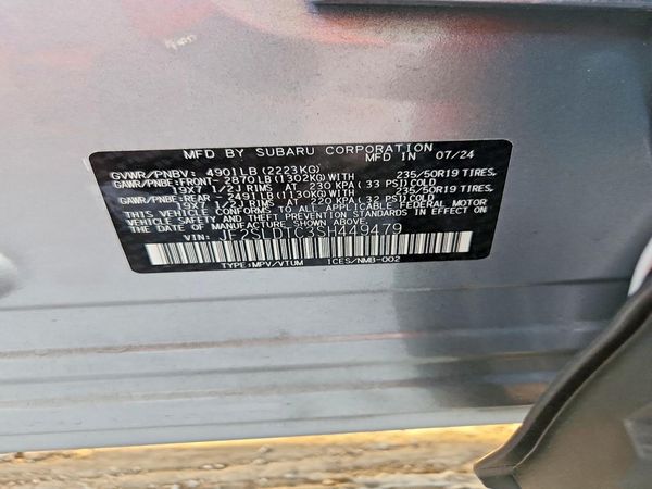 2025 SUBARU FORESTER Touring