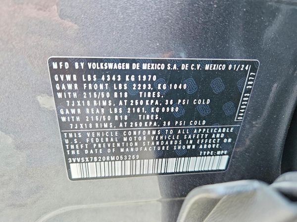 2024 VOLKSWAGEN TAOS