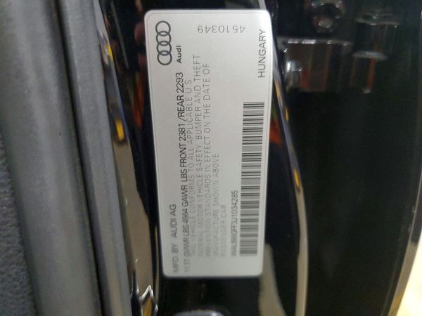 2018 AUDI A3