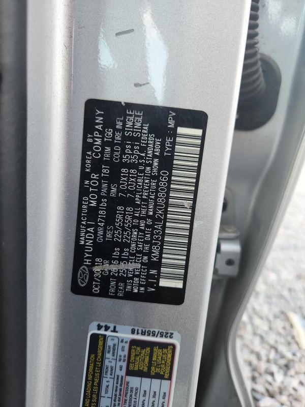 2019 HYUNDAI TUCSON
