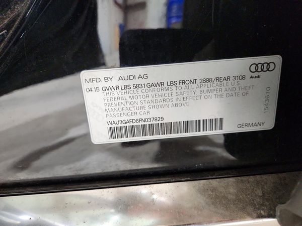 2015 AUDI A8 L