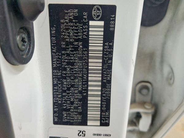 2023 TOYOTA CAMRY SE