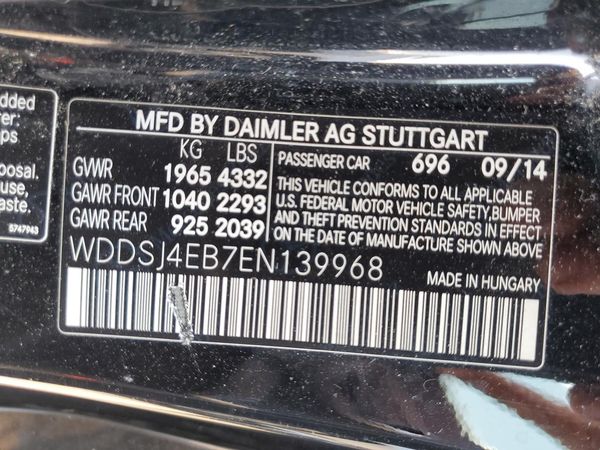 2014 MERCEDES-BENZ CLA