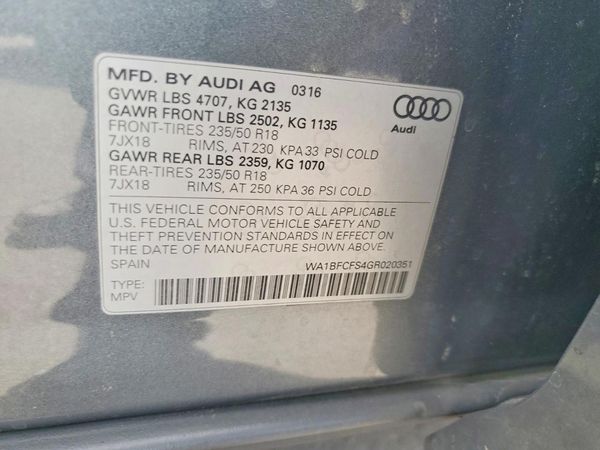 2016 AUDI Q3