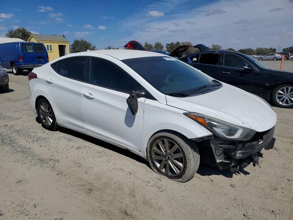 2014 HYUNDAI ELANTRA GLS(Middle) — Passenger 3/4